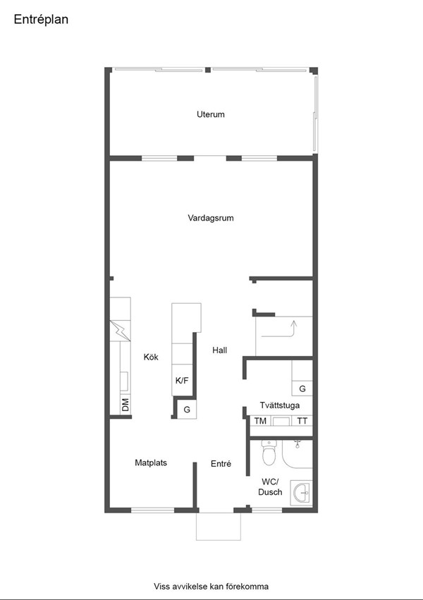 Planlösning entréplan